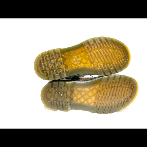 Doc martens air walk shines crackle silver excellent condition like new - Picture 5 of 6